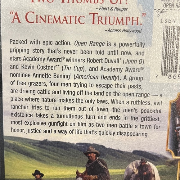 Open Range Kevin Costner DVD - Picture 4 of 4